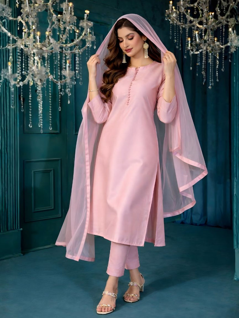 Mere Zindage hy Tu Pink Kurta Set